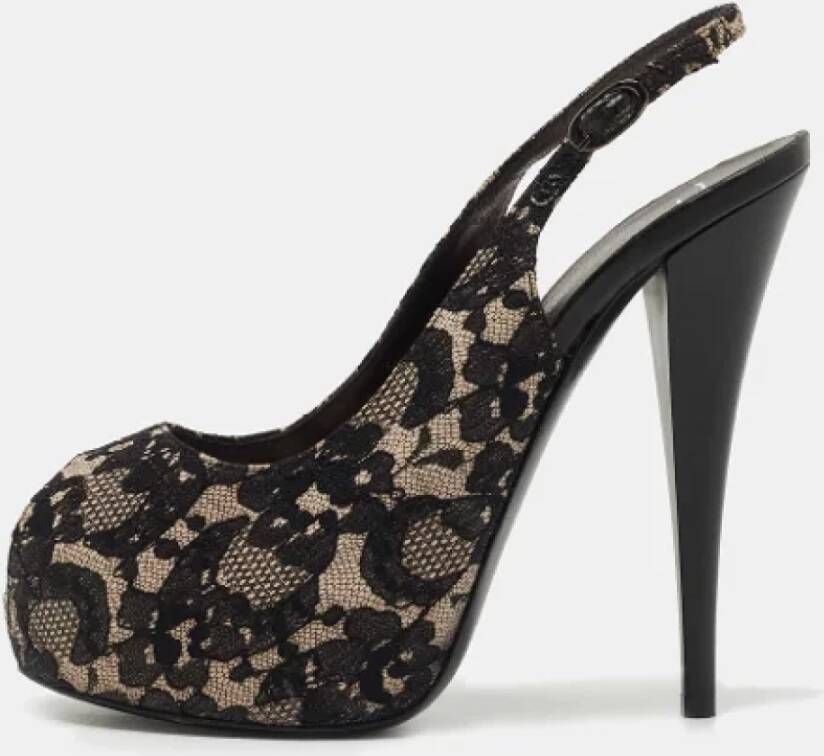 Giuseppe Zanotti Pre-owned Lace heels Black Dames