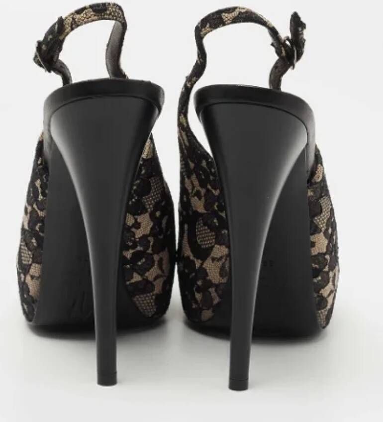 Giuseppe Zanotti Pre-owned Lace heels Black Dames