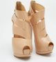 Giuseppe Zanotti Pre-owned Leather boots Beige Dames - Thumbnail 4