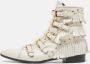 Giuseppe Zanotti Pre-owned Leather boots Beige Dames - Thumbnail 2
