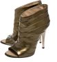 Giuseppe Zanotti Pre-owned Leather boots Green Dames - Thumbnail 3