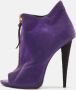 Giuseppe Zanotti Pre-owned Leather boots Purple Dames - Thumbnail 2