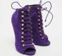 Giuseppe Zanotti Pre-owned Leather boots Purple Dames - Thumbnail 4
