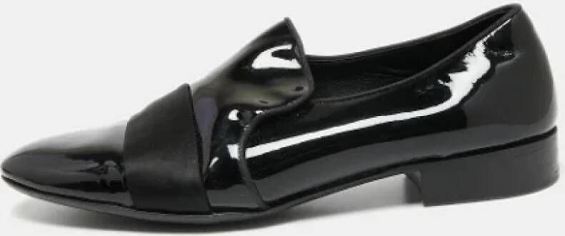 Giuseppe Zanotti Pre-owned Leather flats Black Dames