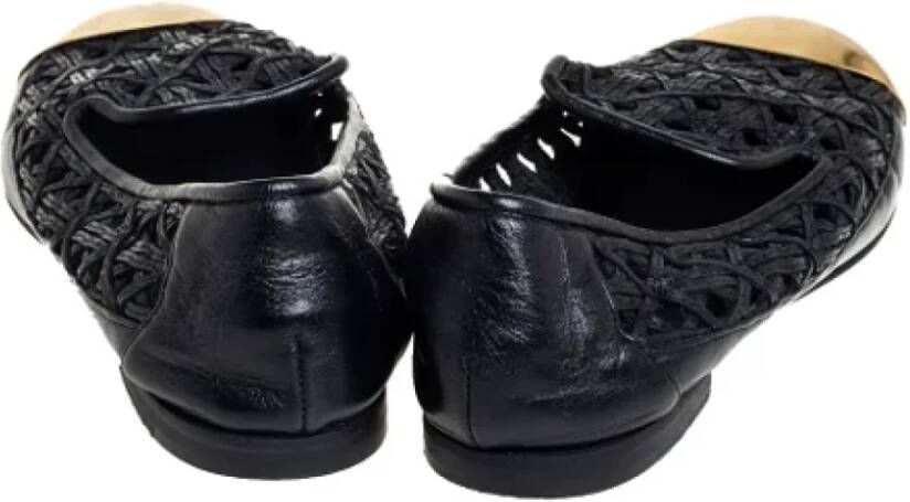 Giuseppe Zanotti Pre-owned Leather flats Black Dames