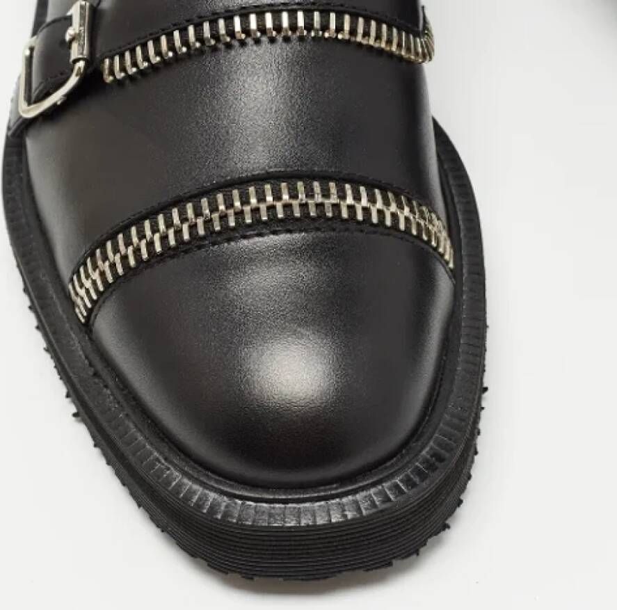 Giuseppe Zanotti Pre-owned Leather flats Black Dames