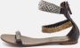 Giuseppe Zanotti Pre-owned Leather flats Brown Dames - Thumbnail 2