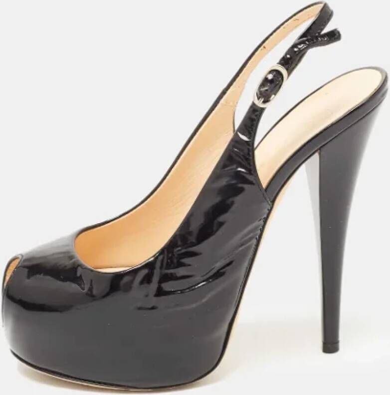 Giuseppe Zanotti Pre-owned Leather heels Black Dames