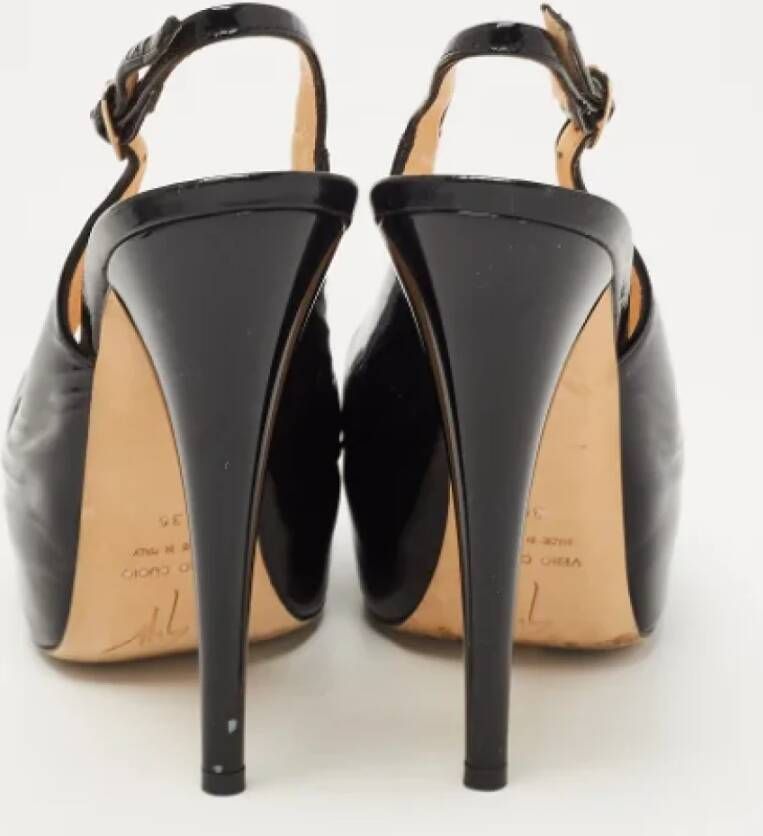 Giuseppe Zanotti Pre-owned Leather heels Black Dames