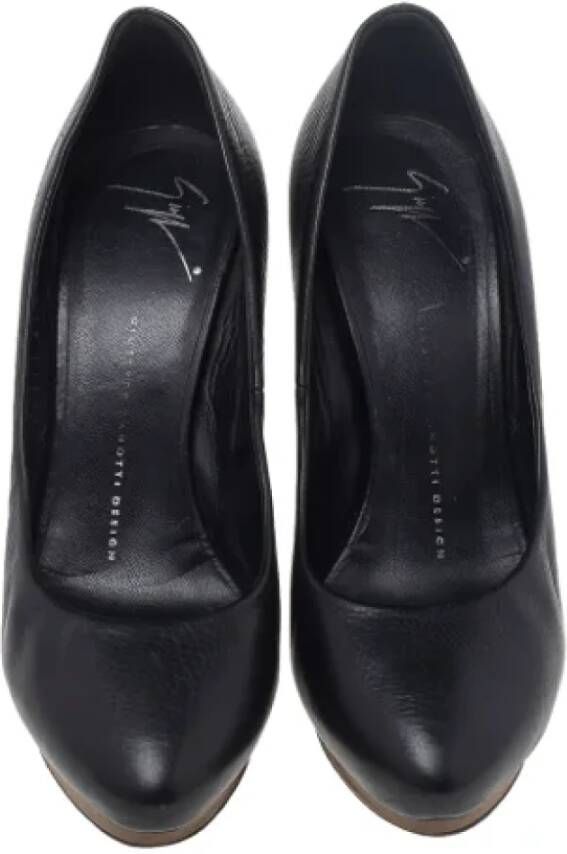 Giuseppe Zanotti Pre-owned Leather heels Black Dames