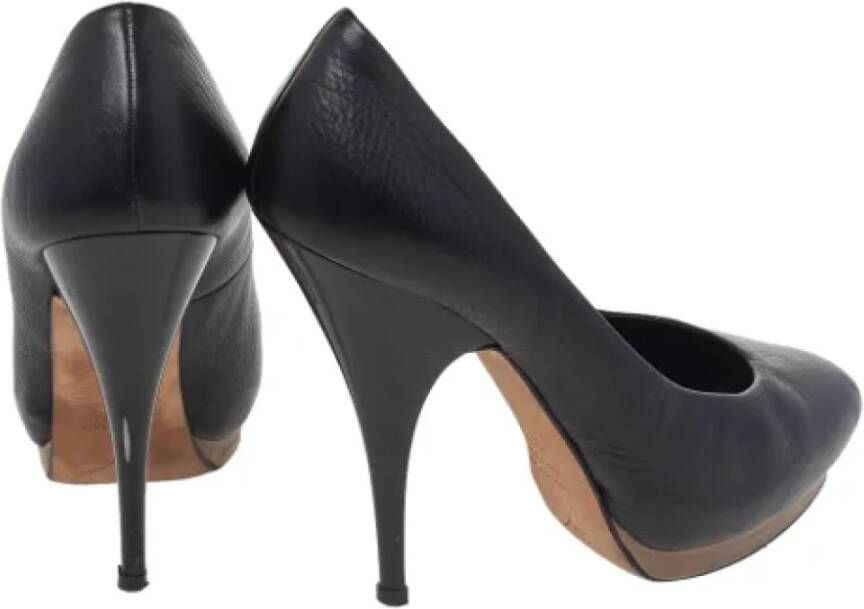 Giuseppe Zanotti Pre-owned Leather heels Black Dames
