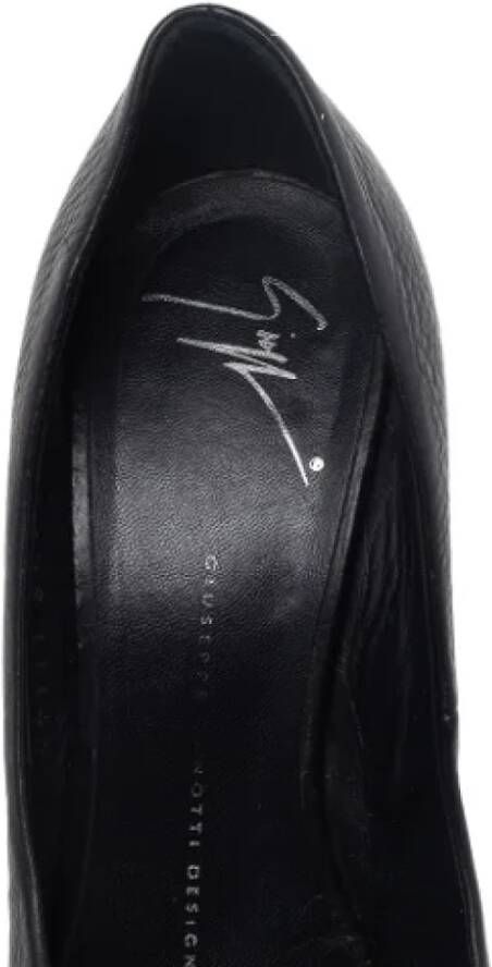 Giuseppe Zanotti Pre-owned Leather heels Black Dames