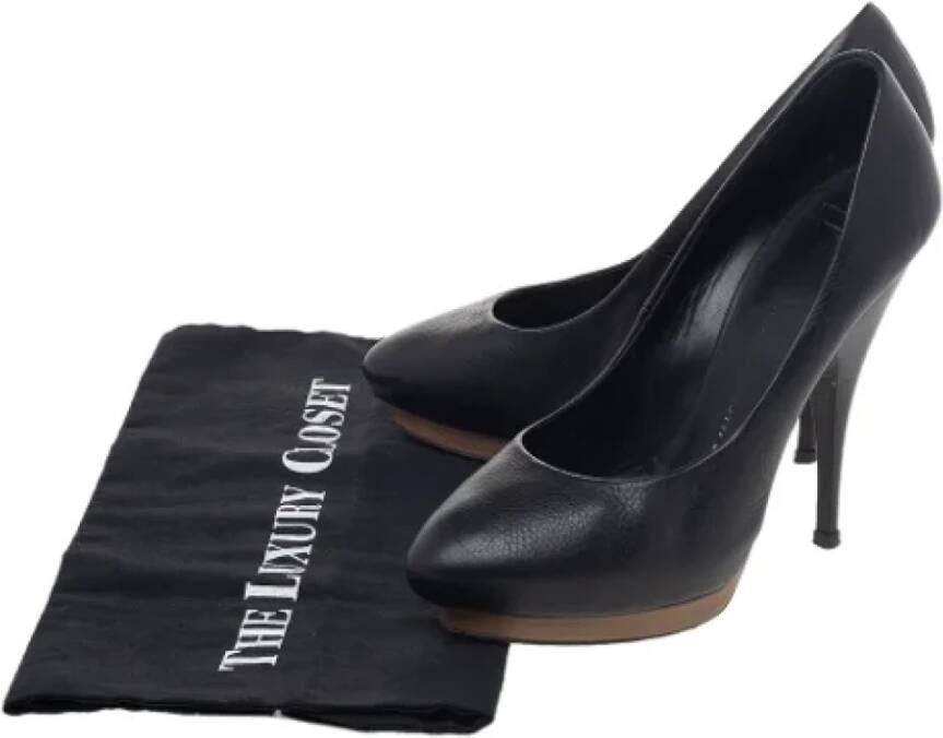 Giuseppe Zanotti Pre-owned Leather heels Black Dames