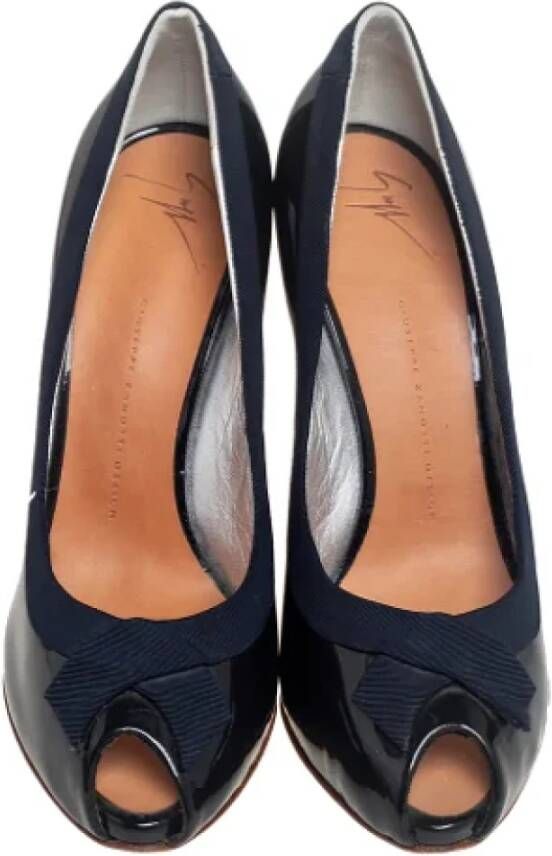 Giuseppe Zanotti Pre-owned Leather heels Blue Dames