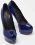 Giuseppe Zanotti Pre-owned Leather heels Blue Dames - Thumbnail 4