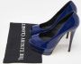 Giuseppe Zanotti Pre-owned Leather heels Blue Dames - Thumbnail 9
