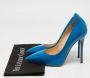 Giuseppe Zanotti Pre-owned Leather heels Blue Dames - Thumbnail 9