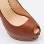 Giuseppe Zanotti Pre-owned Leather heels Brown Dames - Thumbnail 7
