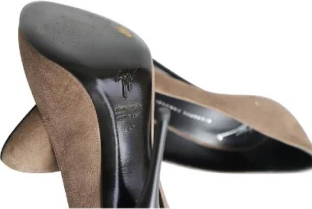 Giuseppe Zanotti Pre-owned Leather heels Brown Dames
