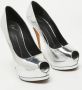 Giuseppe Zanotti Pre-owned Leather heels Gray Dames - Thumbnail 4