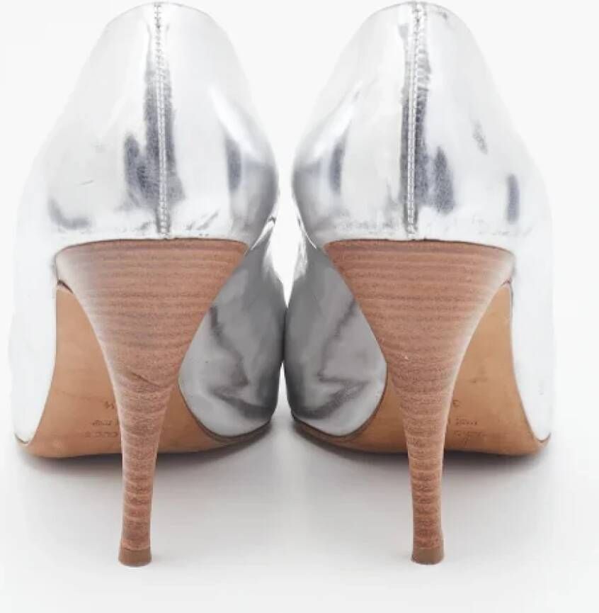 Giuseppe Zanotti Pre-owned Leather heels Gray Dames