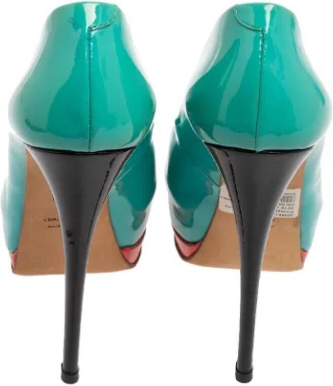 Giuseppe Zanotti Pre-owned Leather heels Green Dames