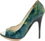 Giuseppe Zanotti Pre-owned Leather heels Green Dames - Thumbnail 2