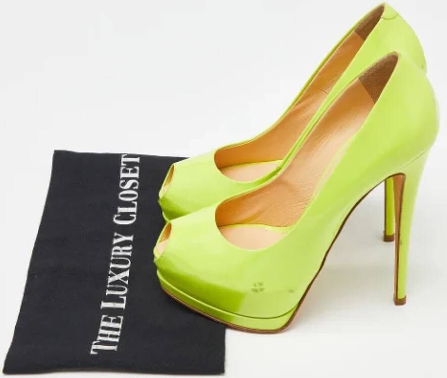 Giuseppe Zanotti Pre-owned Leather heels Green Dames