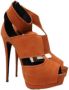 Giuseppe Zanotti Pre-owned Leather heels Orange Dames - Thumbnail 3
