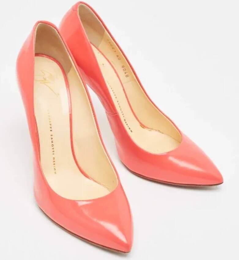 Giuseppe Zanotti Pre-owned Leather heels Pink Dames