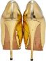 Giuseppe Zanotti Pre-owned Leather heels Yellow Dames - Thumbnail 4