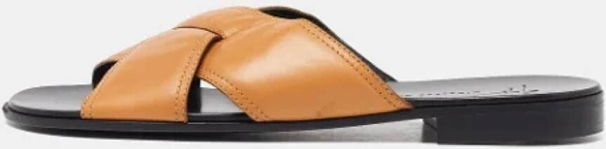 Giuseppe Zanotti Pre-owned Leather sandals Beige Dames