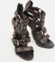 Giuseppe Zanotti Pre-owned Leather sandals Brown Dames - Thumbnail 4