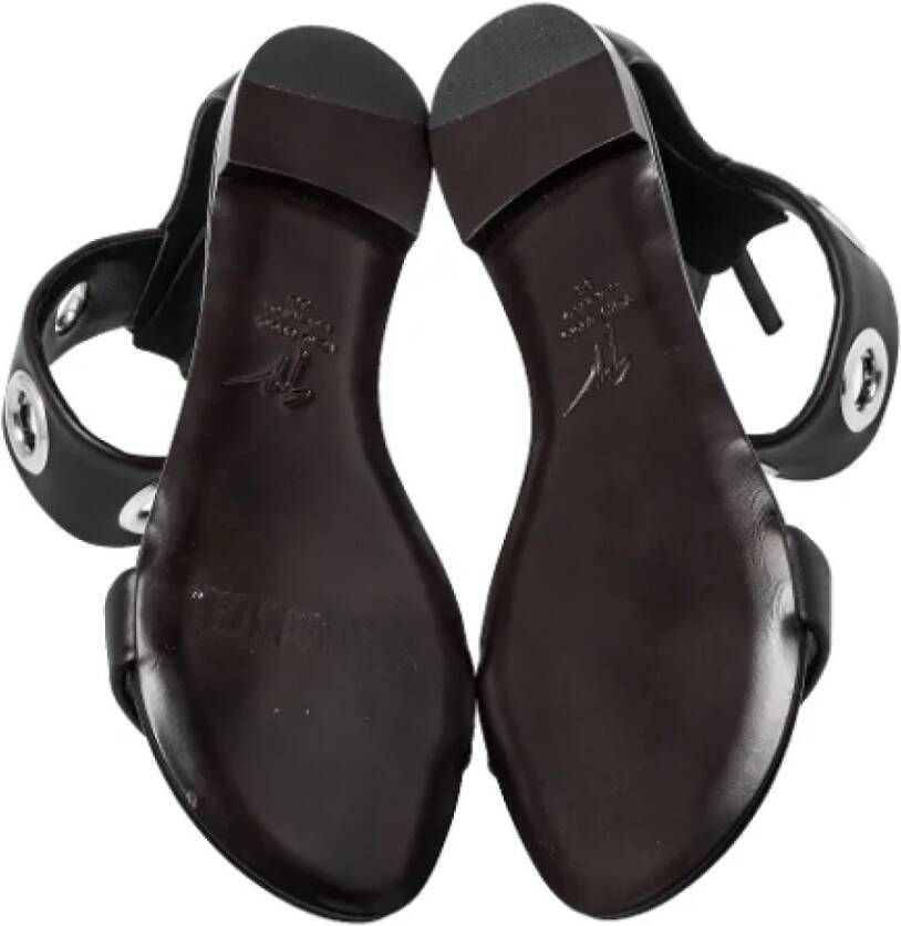 Giuseppe Zanotti Pre-owned Leather sandals Brown Dames