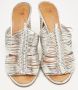 Giuseppe Zanotti Pre-owned Leather sandals Gray Dames - Thumbnail 3