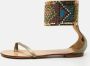 Giuseppe Zanotti Pre-owned Leather sandals Green Dames - Thumbnail 2