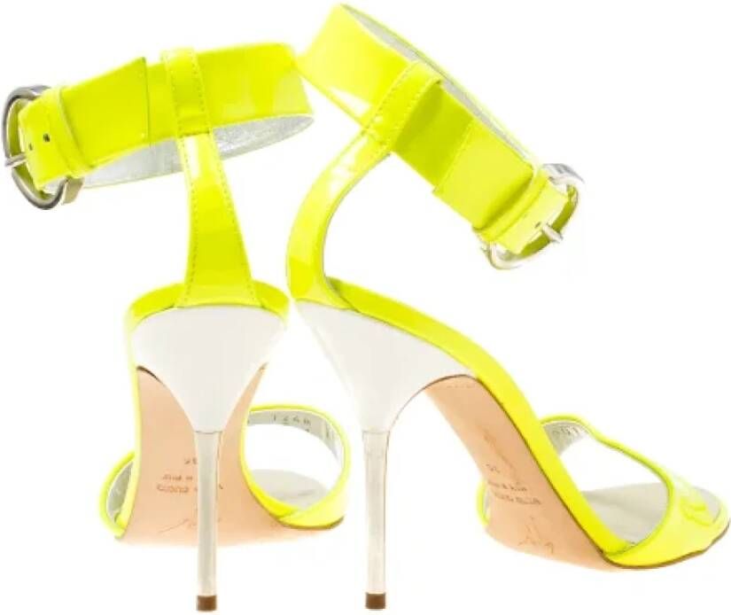 Giuseppe Zanotti Pre-owned Leather sandals Green Dames