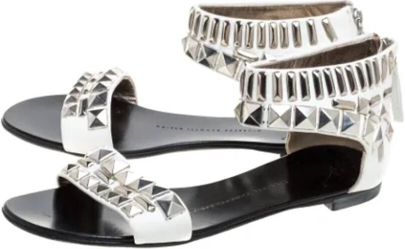 Giuseppe Zanotti Pre-owned Leather sandals White Dames