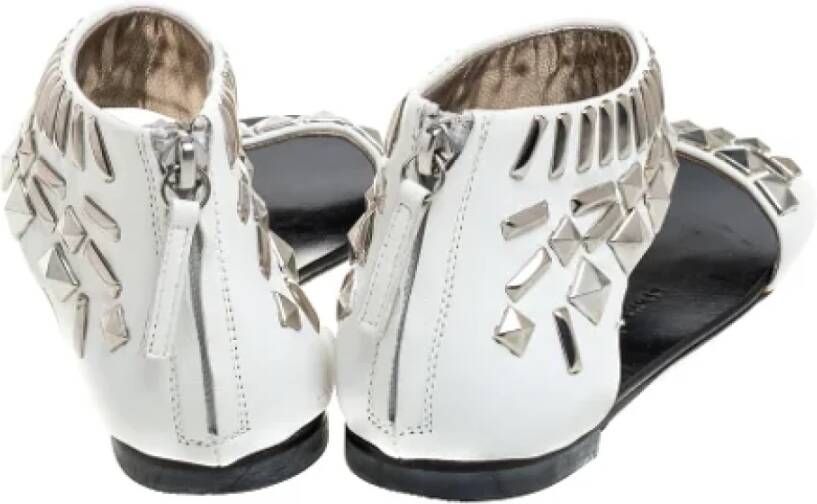 Giuseppe Zanotti Pre-owned Leather sandals White Dames