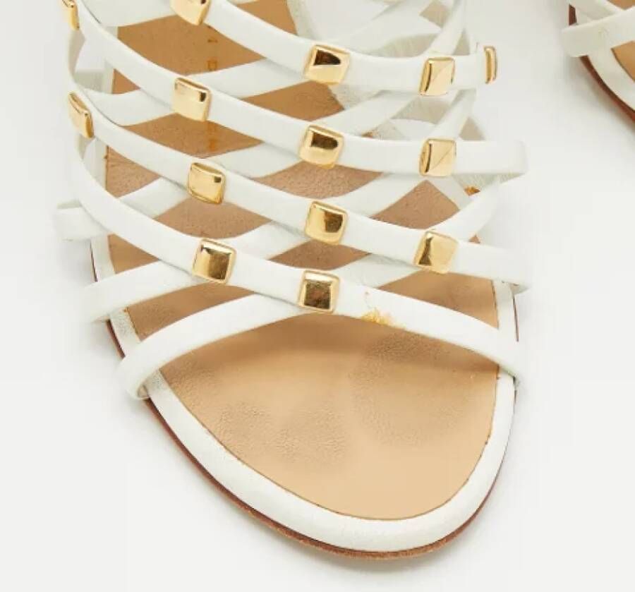 Giuseppe Zanotti Pre-owned Leather sandals White Dames