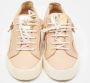 Giuseppe Zanotti Pre-owned Leather sneakers Beige Dames - Thumbnail 3