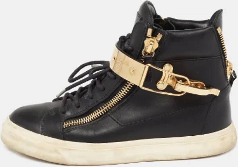 Giuseppe Zanotti Pre-owned Leather sneakers Black Dames