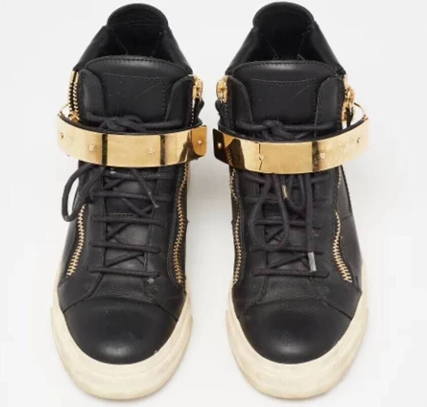 Giuseppe Zanotti Pre-owned Leather sneakers Black Dames