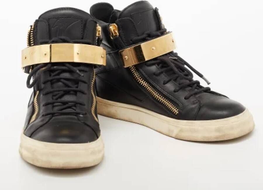 Giuseppe Zanotti Pre-owned Leather sneakers Black Dames