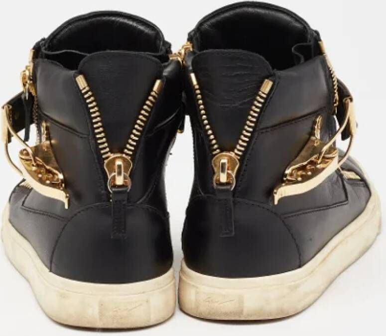 Giuseppe Zanotti Pre-owned Leather sneakers Black Dames