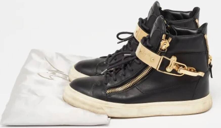 Giuseppe Zanotti Pre-owned Leather sneakers Black Dames