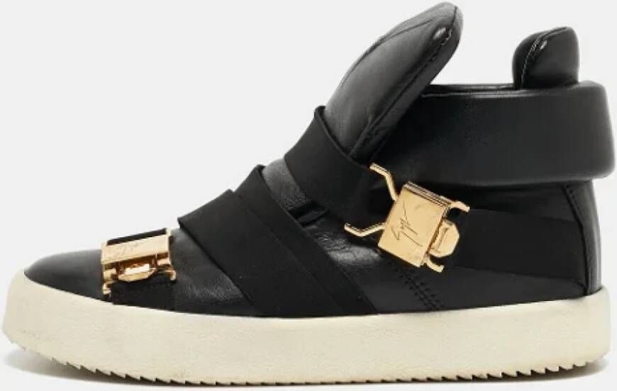 Giuseppe Zanotti Pre-owned Leather sneakers Black Dames