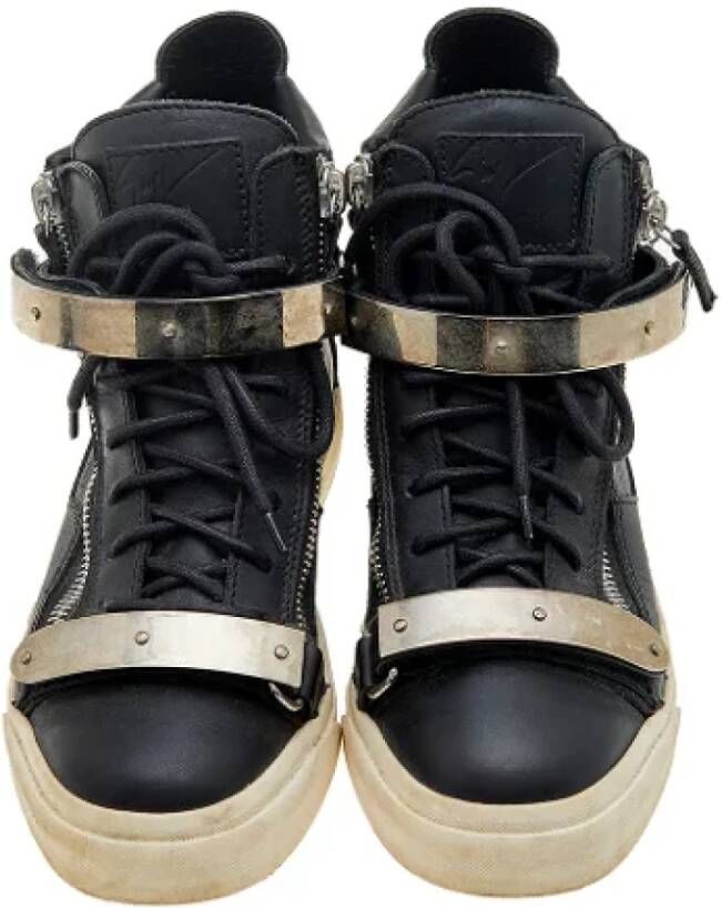 Giuseppe Zanotti Pre-owned Leather sneakers Black Dames