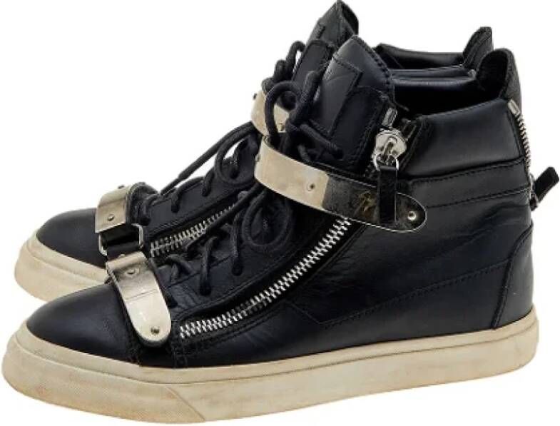 Giuseppe Zanotti Pre-owned Leather sneakers Black Dames