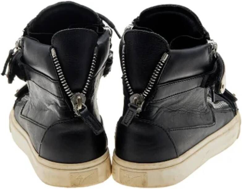 Giuseppe Zanotti Pre-owned Leather sneakers Black Dames